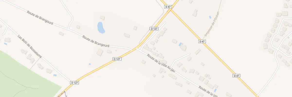 Plan du 1 Rte de la Ville au Jau à Saint-André-des-Eaux