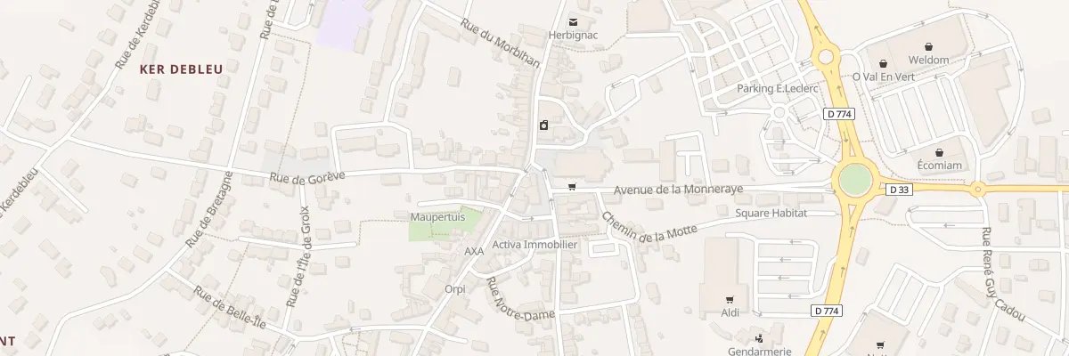 Plan du 12B Pl du Général d’Argence à Herbignac
