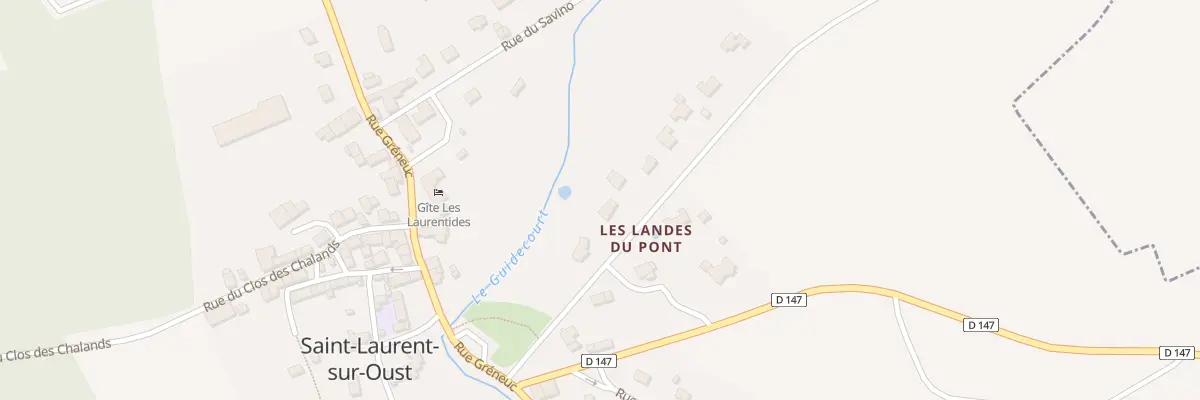 Plan du 5169 Les Landes du Pont à Saint-Laurent-sur-Oust