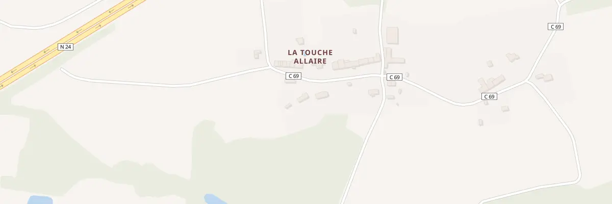Plan du 5327 La Touche Allaire à Campénéac