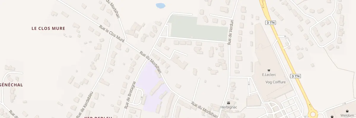 Plan du 52 Rue de Bretagne à Herbignac