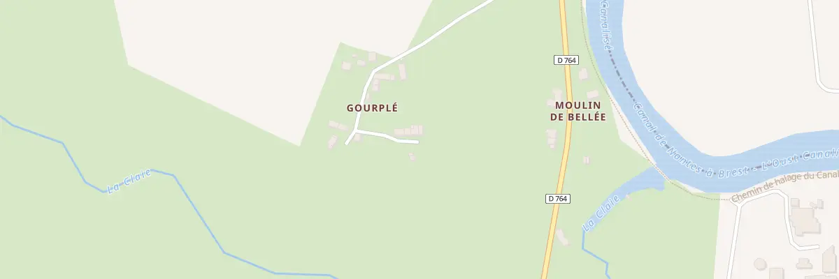 Plan du 5195 Gourplé à Saint-Congard