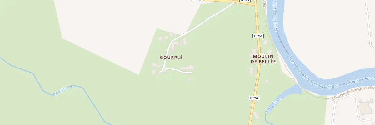 Plan du 5560 Gourplé à Saint-Congard