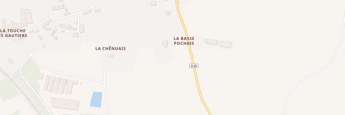 Plan du 5185 La Basse Pochais à Jugon-les-Lacs