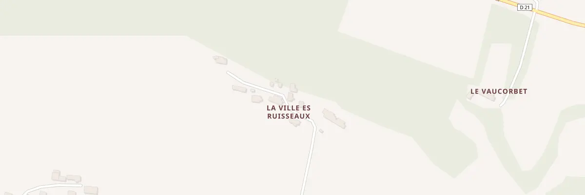 Plan du 6026 Ville Es Ruisseaux à Malansac