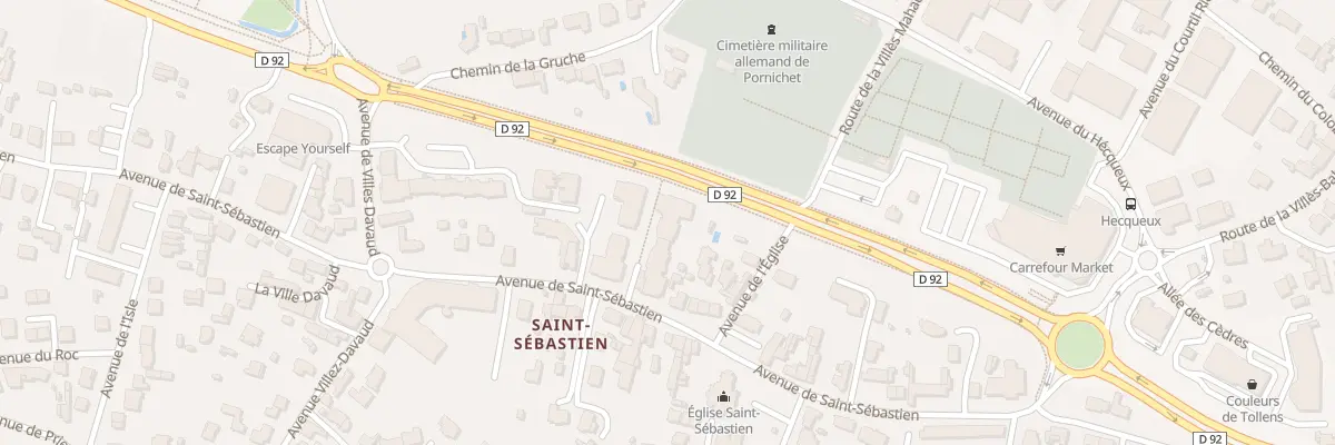 Plan du 111 Av de Saint Sébastien à Pornichet