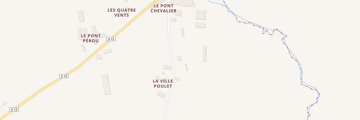 Plan du 5221 Le Pont Chevalier à Ruca