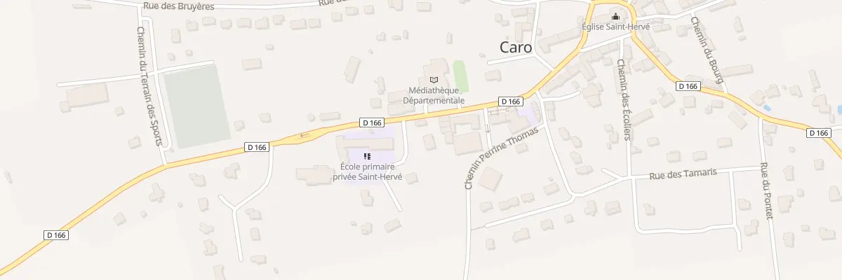 Plan du 8 Rue Saint Nicolas à Caro