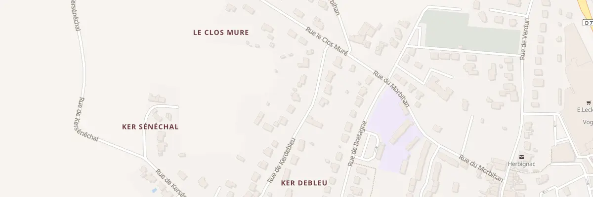 Plan du 6 Rue de Kerdebleu à Herbignac