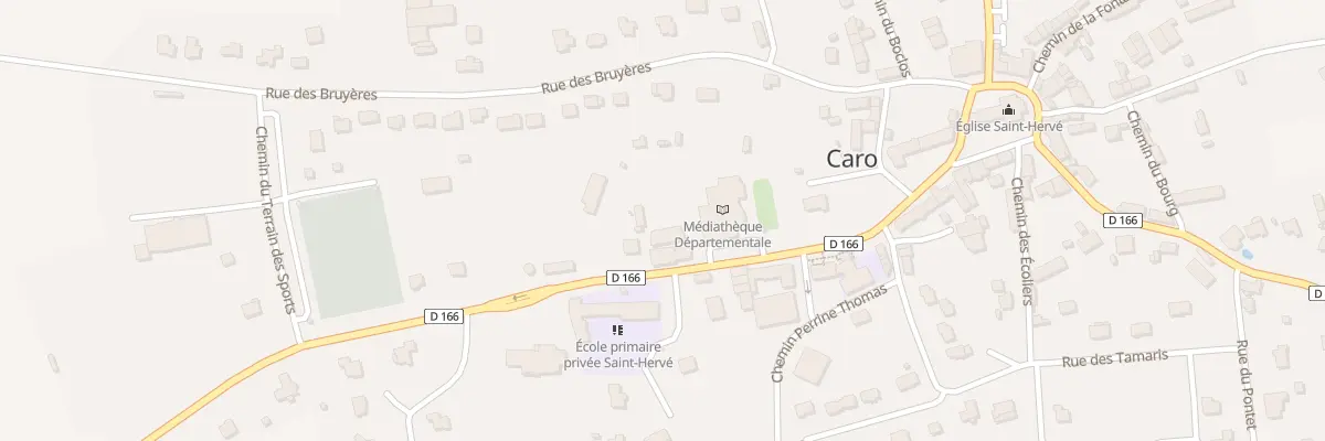 Plan du 3 Rue Saint Nicolas à Caro