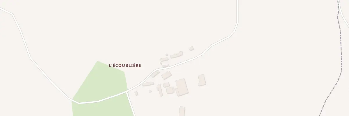 Plan du 34 L’Ecoublière à Éréac