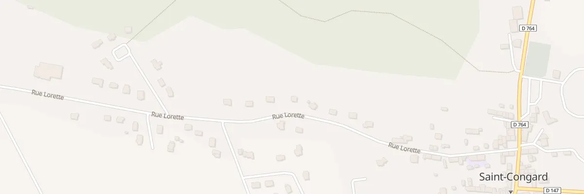 Plan du 5352 Rue de Lorette à Saint-Congard