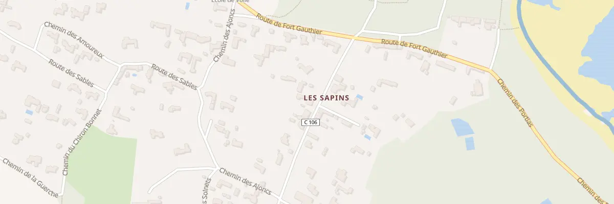 Plan du 241 Rte des Sapins à L’Île-d’Yeu