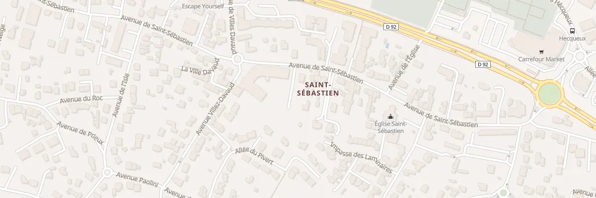 Plan du 84 Av de Saint Sébastien à Pornichet