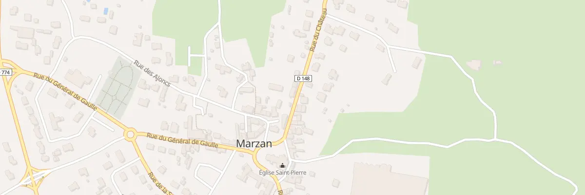 Plan du 5 Rue du Château à Marzan