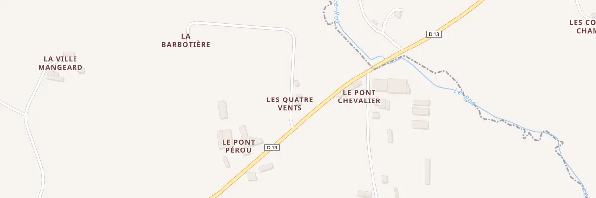 Plan du 5199 La Ville Mangeard à Ruca