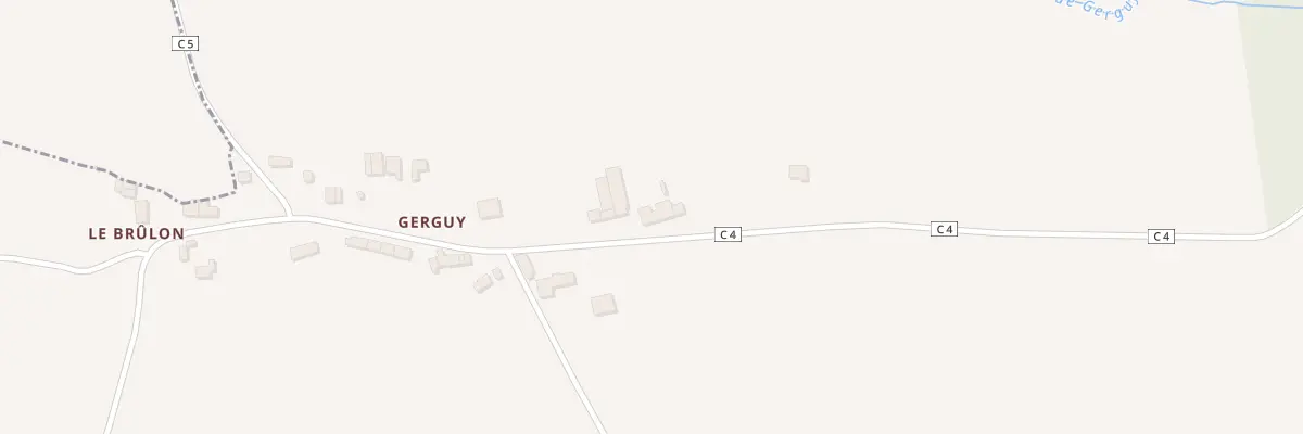 Plan du 6 Gerguy à Augan