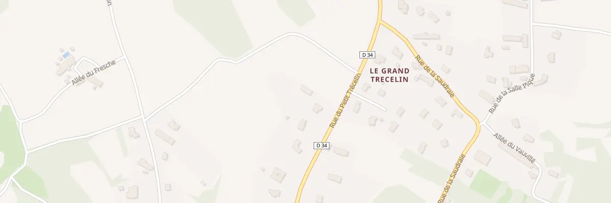 Plan du 2 Rue du Petit Trécelin à Plévenon