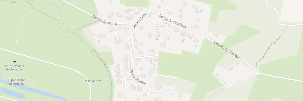 Plan du 54 Rte d’Ermur à Pornichet
