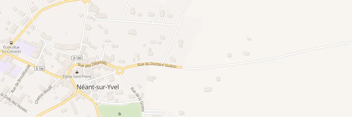 Plan du 5463 Rue du Docteur Guérin à Néant-sur-Yvel