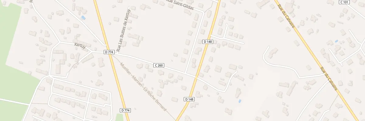 Plan du 1 Rue St Gildas à Marzan