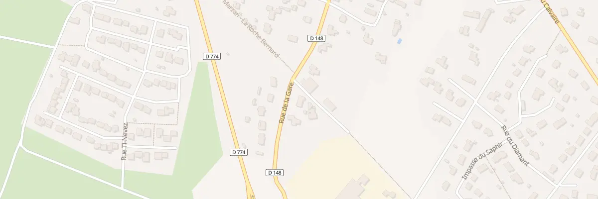 Plan du 27 Rue de la Gare à Marzan