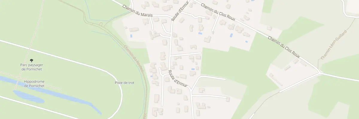 Plan du 52 Rte d’Ermur à Pornichet