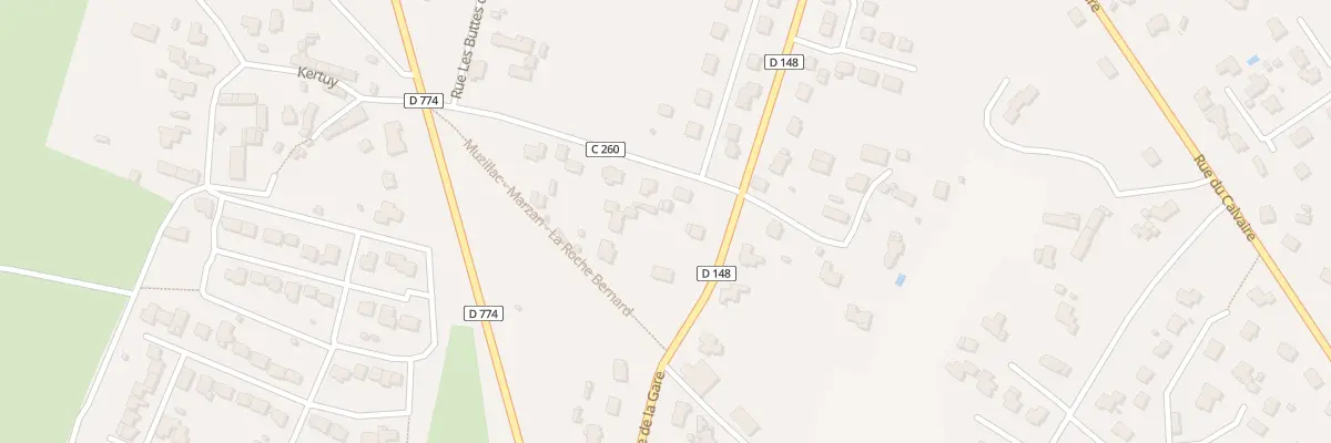 Plan du 8 Rue de la Gare à Marzan