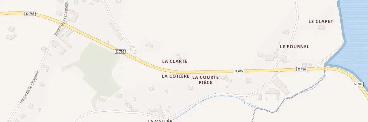Plan du 91 La Clarté à Pléboulle