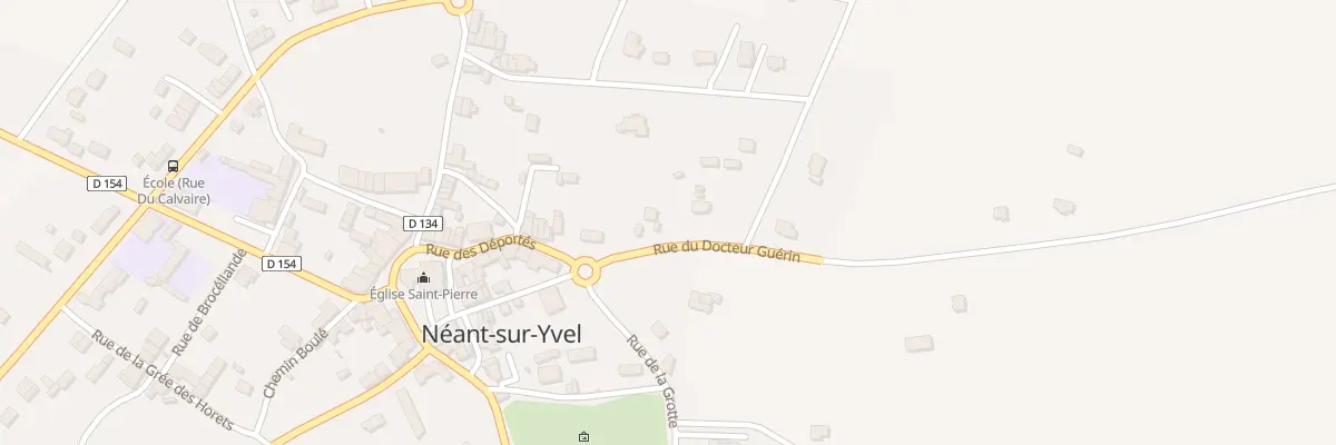 Plan du 11 Rue du Docteur Guérin à Néant-sur-Yvel