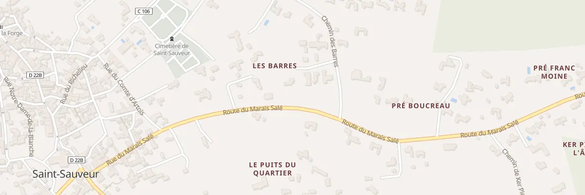 Plan du 47 Rte du Marais Sale à L’Île-d’Yeu