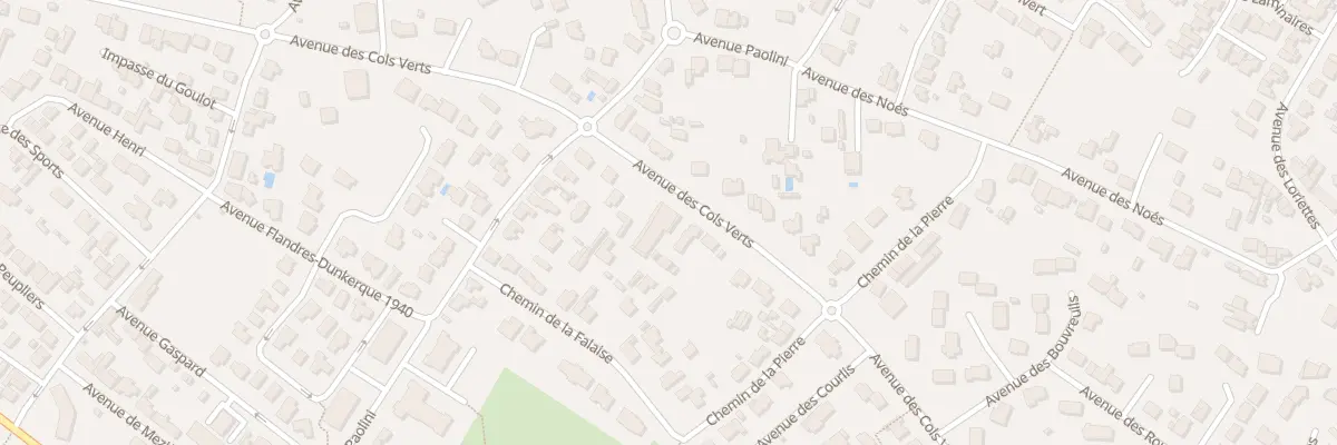 Plan du 28 Av des Cols Verts à Pornichet