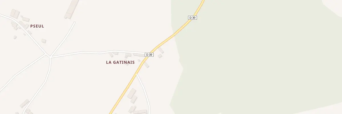 Plan du 1 La Gatinais à Sévignac