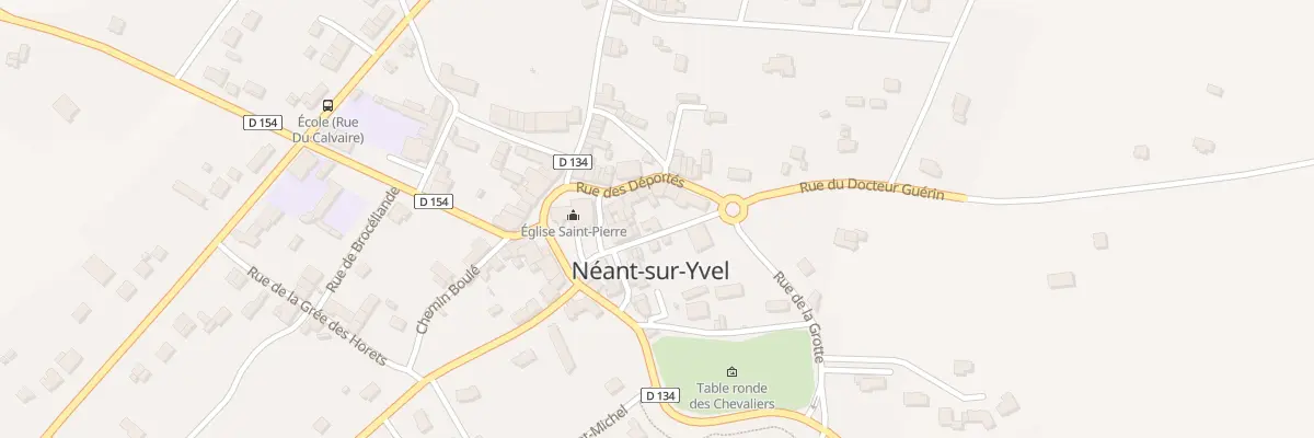 Plan du 5476 Rue du Docteur Guérin à Néant-sur-Yvel