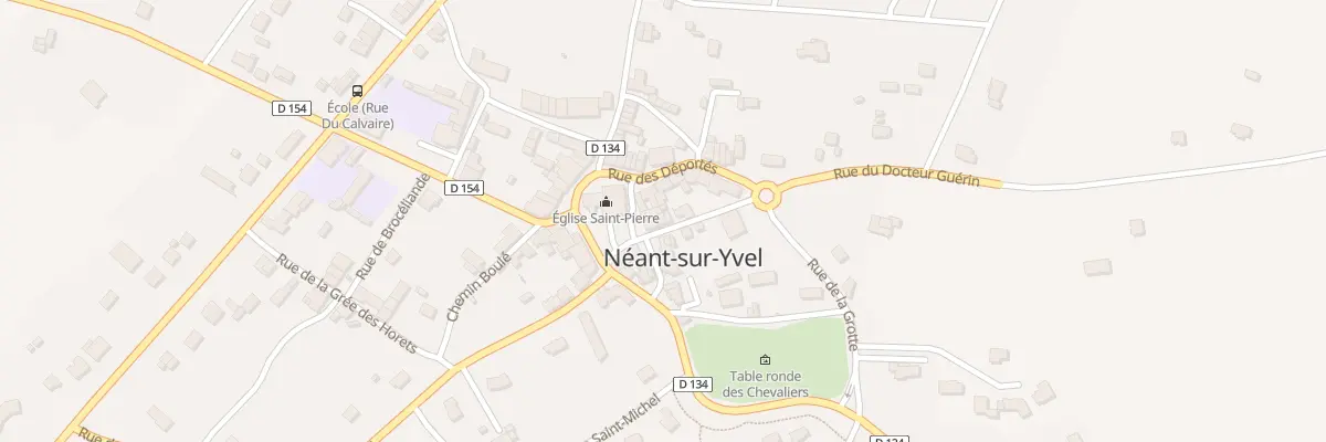 Plan du 1 Rue du Docteur Guérin à Néant-sur-Yvel