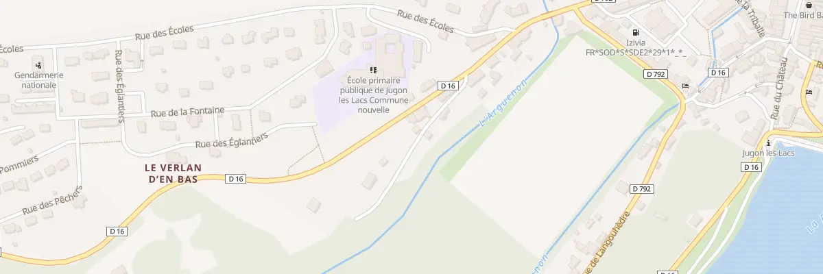 Plan du 2 Ven des Courtillons à Jugon-les-Lacs