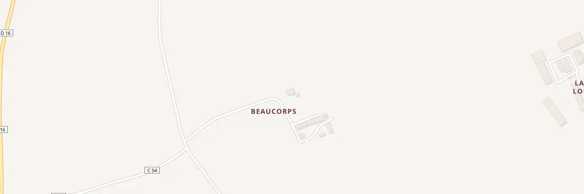 Plan du 2 Beaucorps à Pléboulle