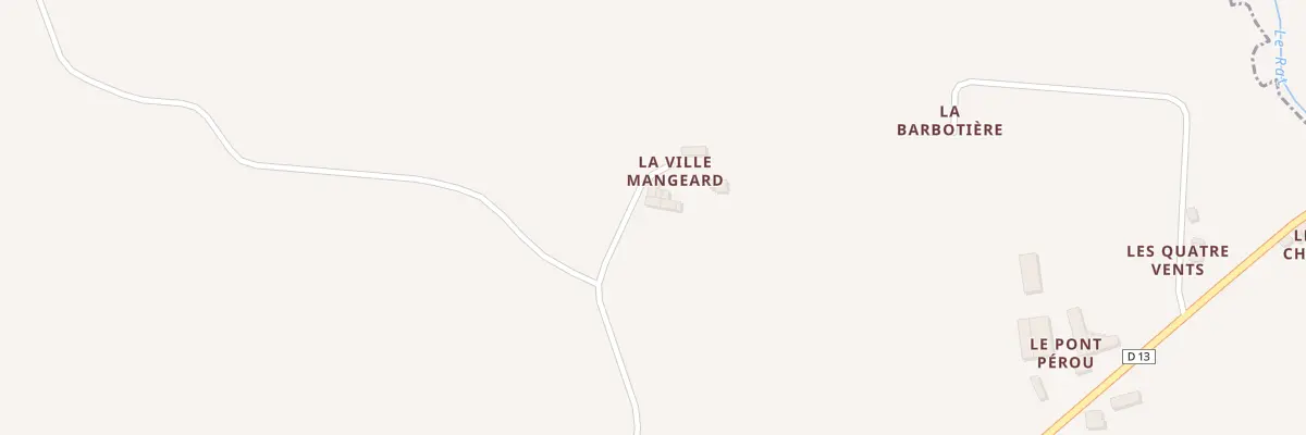 Plan du 5004 La Ville Mangeard à Ruca