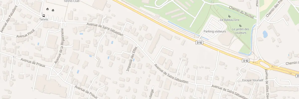 Plan du 45 Av de Saint Sébastien à Pornichet