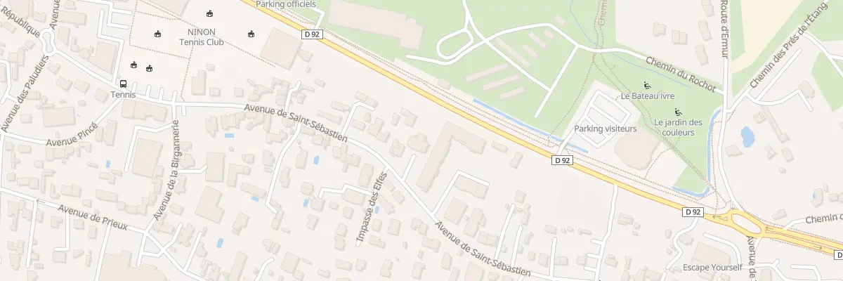 Plan du 41 Av de Saint Sébastien à Pornichet