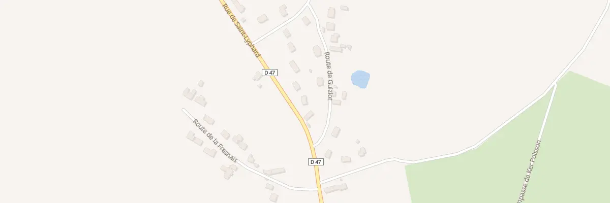 Plan du 14 Rte de Saint-Lyphard à Saint-André-des-Eaux