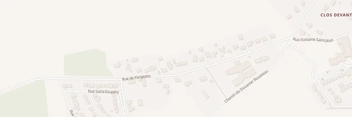 Plan du 34 Rue de Kergestin à Herbignac