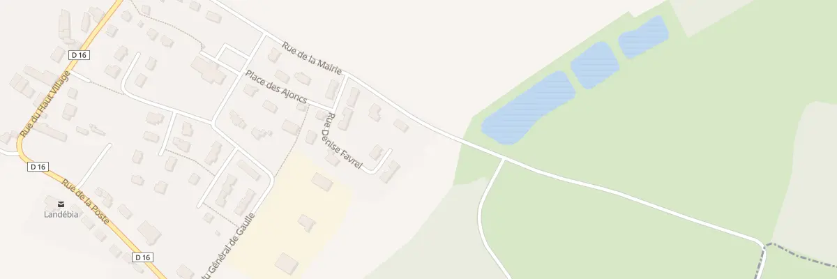 Plan du 17 Rue Denise Favrel à Landébia