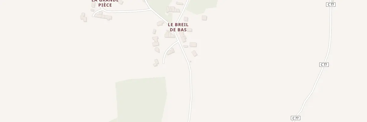Plan du 5346 Le Breil de Bas à Campénéac