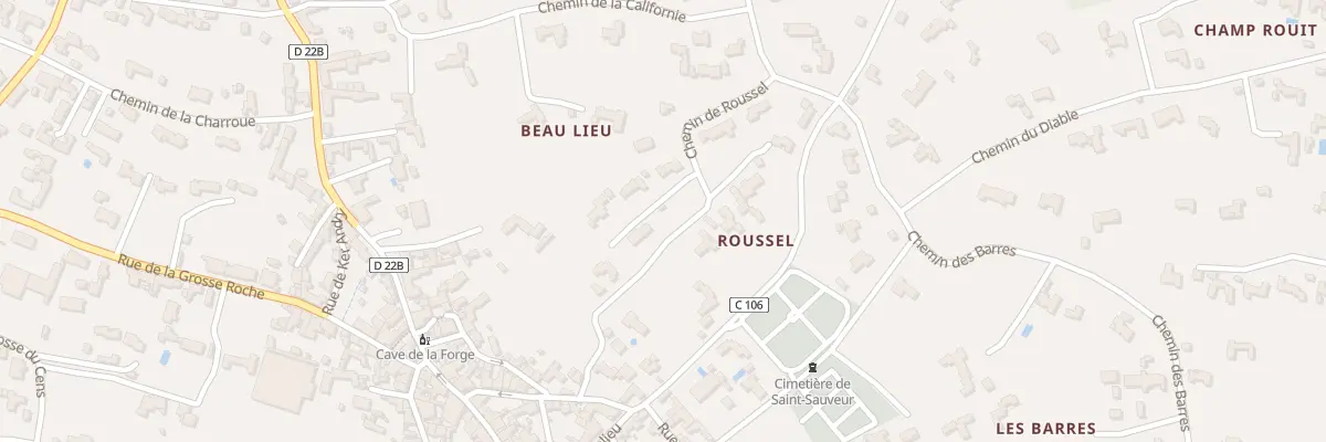 Plan du 25 Che de Roussel à L’Île-d’Yeu
