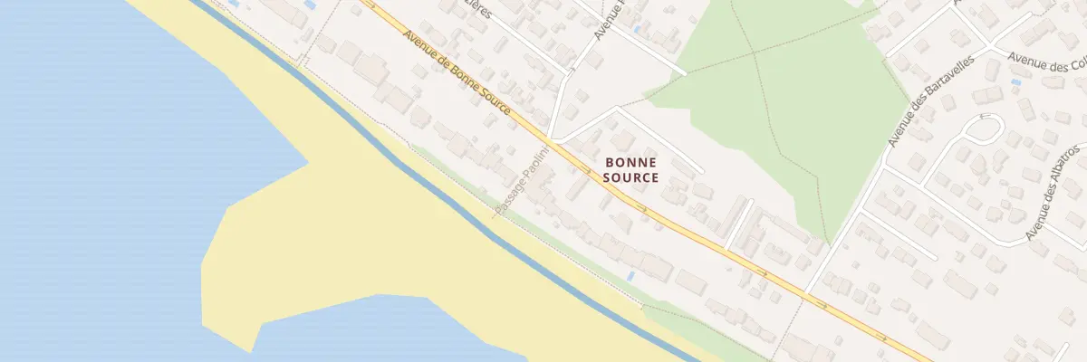 Plan du 86 Av de Bonne Source à Pornichet