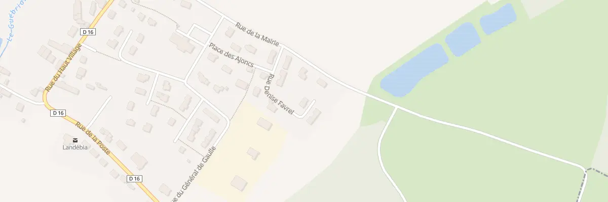 Plan du 11 Lot des Landes à Landébia