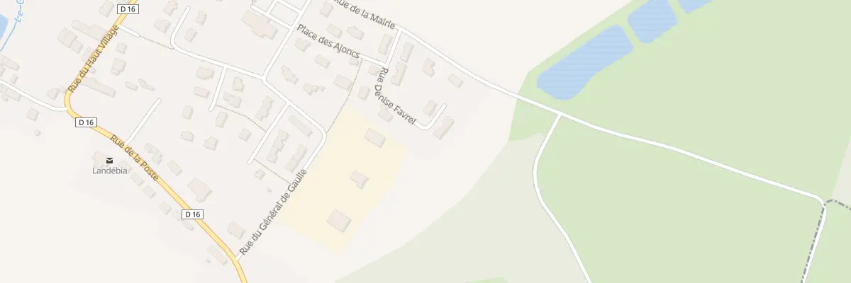 Plan du 14 Rue Denise Favrel à Landébia