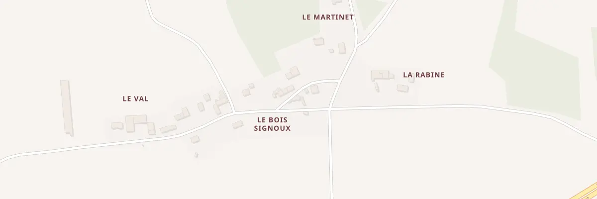Plan du 5658 Le Bois Signoux à Campénéac