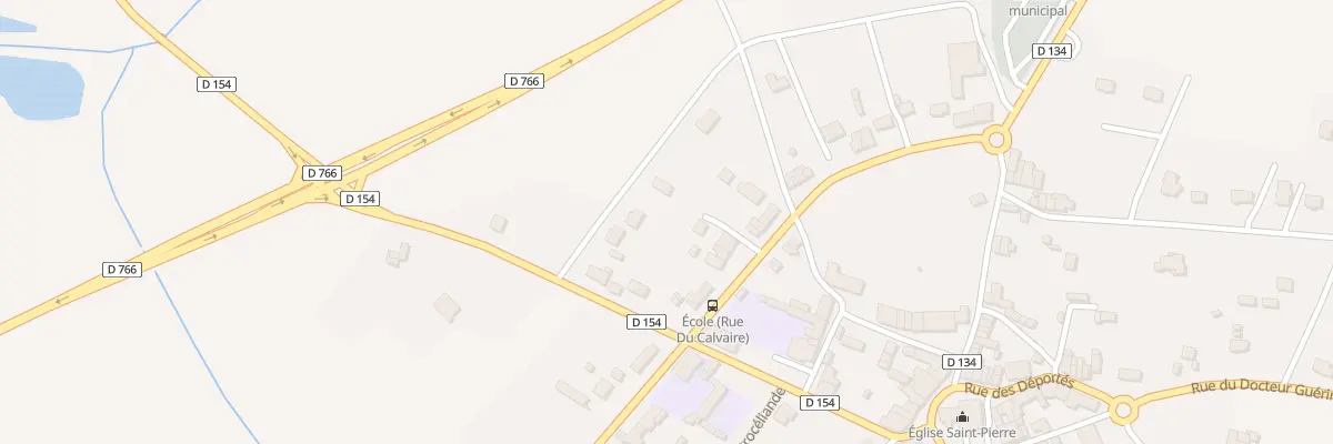 Plan du 5381 Rue du Calvaire à Néant-sur-Yvel
